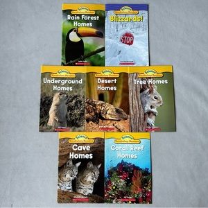 Set of 7 ~ Science Vocabulary Readers ~ Animal Homes and Blizzards